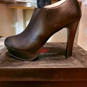 Ankle Tall Heel Booties